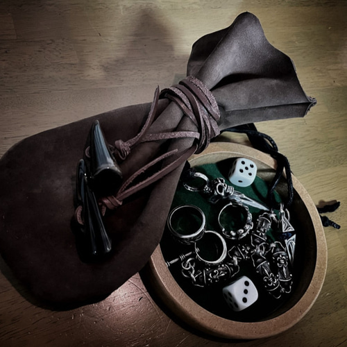 パーリーゲイツ エンジョイカップ 財布&名刺入れ　巾着袋付き パーリーゲイツ エンジョイカップ 財布&名刺入れ 巾着袋付き