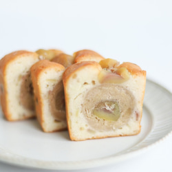 栗山特産「栗山栗」たっぷりのパウンドケーキ(まるまる1本＋4切れ入り 3枚目の画像