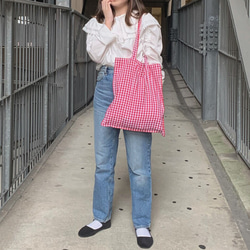 BASIC GINGHAM TOTE ( 14 COLORS ) 1枚目の画像