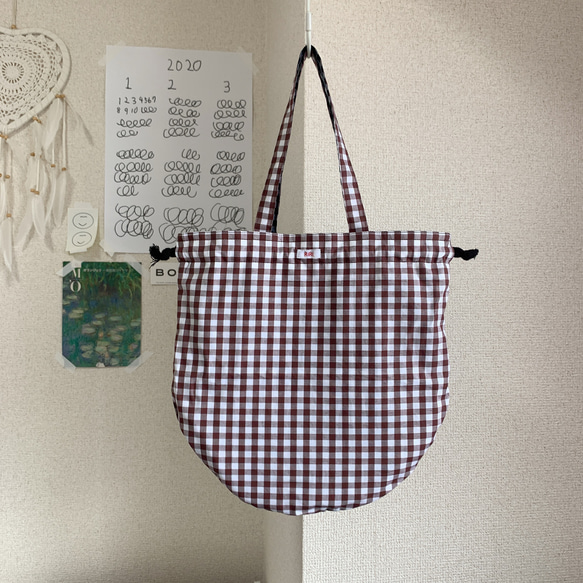 【一点物】ROUND REVERSIBLE BAG 3枚目の画像