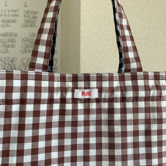 【一点物】ROUND REVERSIBLE BAG 6枚目の画像