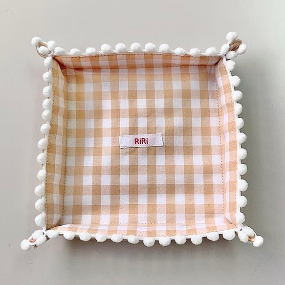 POM POM ACCESSORY TRAY ( BEG ) 2枚目の画像