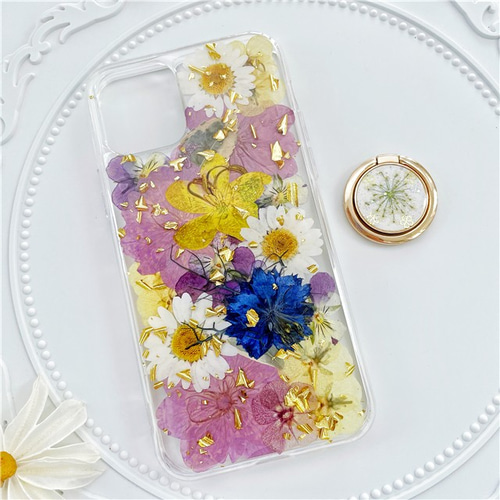 MCZ様♡ご確認用 押し花ケース 全機種対応人気押し花ケーススマホケース iPhone16pro 16