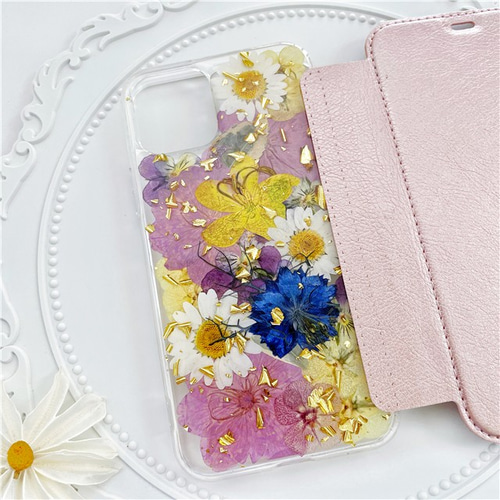 Yu☆様 ご確認用♡押し花ケース オーダー yuka様♡ご確認用 押し花ケース スマホケース オーダー