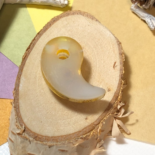 天然石》勾玉オルゴナイト(小さめ)_タイガースアイ その他