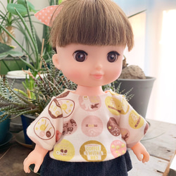 レミン ソランちゃん 7分袖Tシャツ ピンク系 服 26cmドール 1枚目の画像