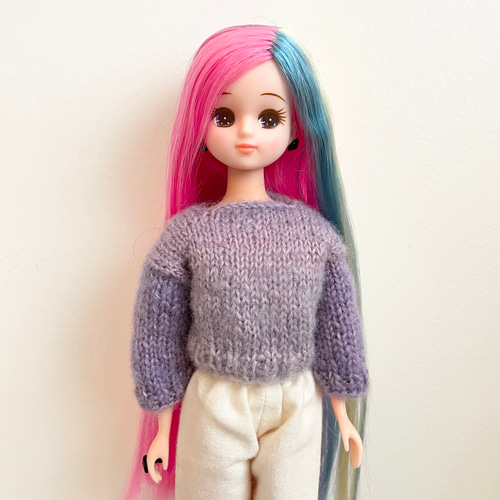 リカちゃん 2way モヘアカーディガン セーター ブライス リカちゃん 2way モヘアカーディガン セーター ブライス