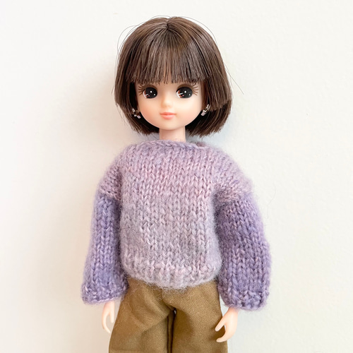 リカちゃん 2way カーディガン セーター ブライス リカちゃん 2way モヘアカーディガン セーター ブライス
