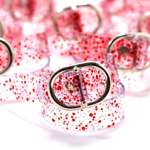 激レア)Christian Dior バングル クリアー ハート ブレスレット