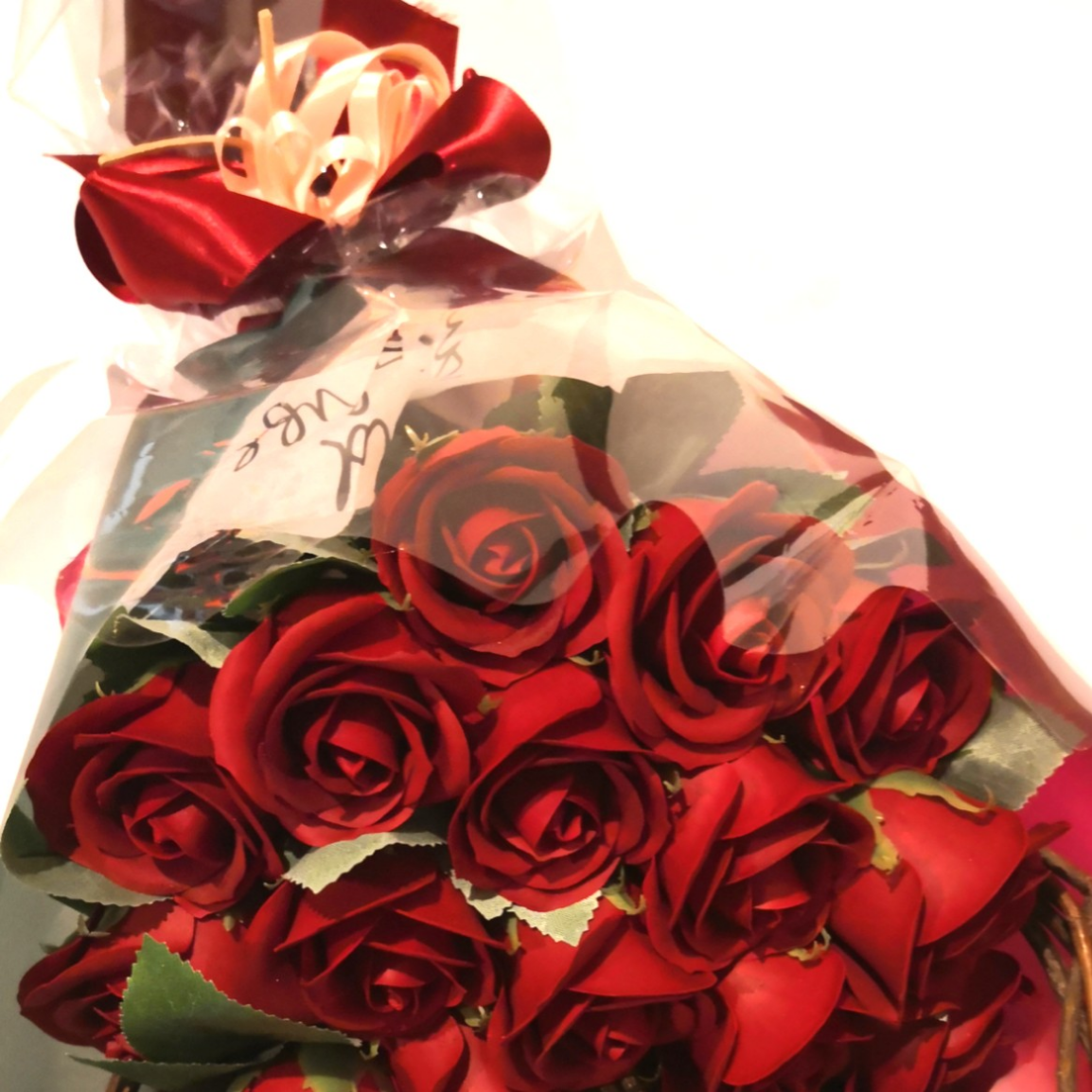 ソープフラワー 15本 花束 ブーケ クリスマスギフト