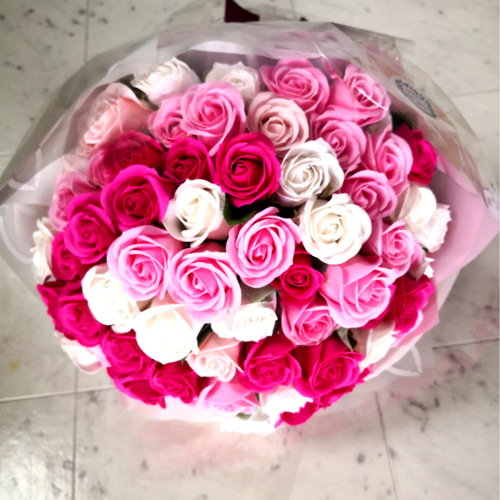 ソープフラワー 花束 薔薇100本 フラワーギフト アートフラワー 