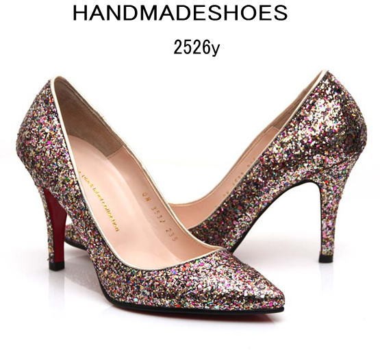 ラメグリッター レザーパンプス オーダーシューズ 小さいサイズ 大きいサイズ 16,913円