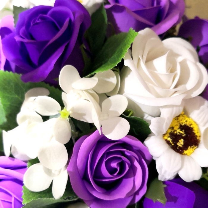 ソープフラワー 花かご 薔薇 フラワーバスケット