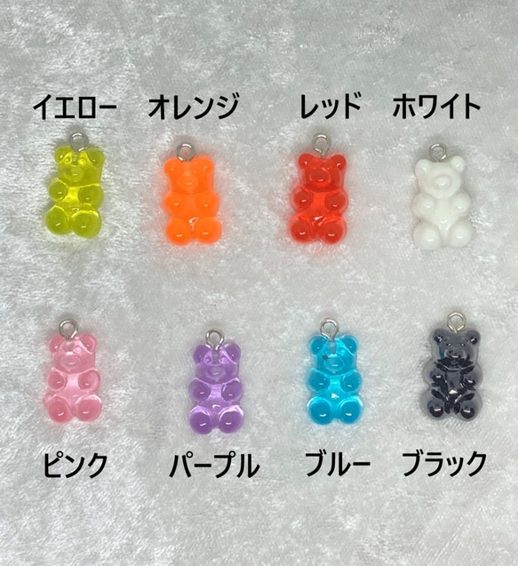 マスクチャーム○あのお菓子みたいなクマさん○ピアス・イヤリング 