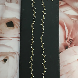 4wayネックレス-teardrop ✳︎ long necklace- 4枚目の画像