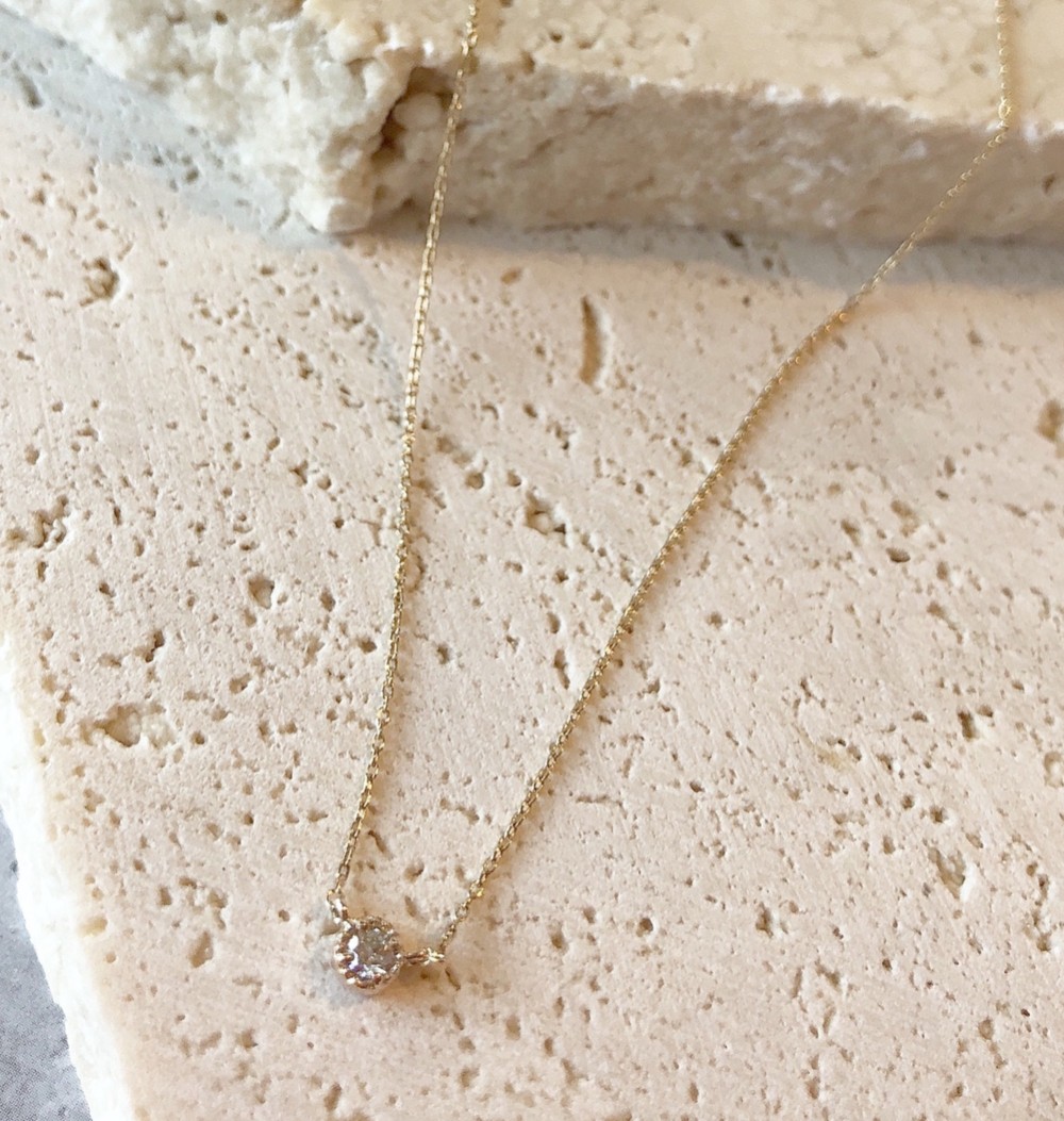 SN-1　華奢ダイヤネックレス