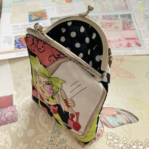 25㎝ファスナーポーチ ハンドメイド ロラライハリス （ロラライハリス  