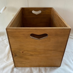 木箱　ウッドボックス　犬型シルエット（フレンチブルドッグ）　アンティークブラウン　送料無料　m201017-15 5枚目の画像