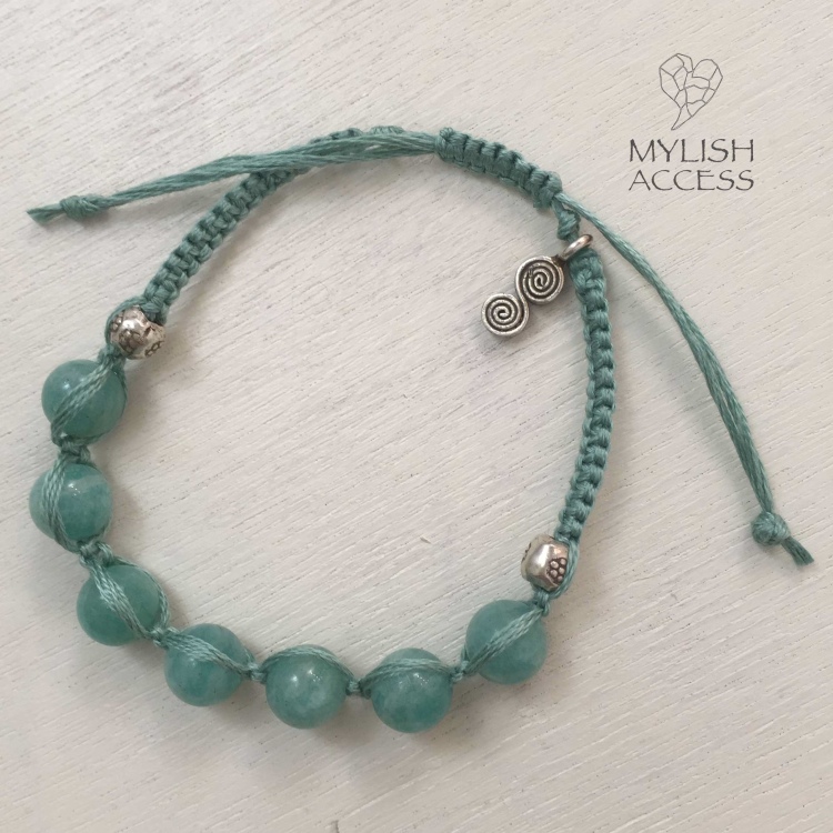 ロシアアマゾナイトのブレスレット#421