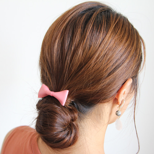 レザーリボン ヘアゴム 2個売り ヘアゴム studio takku. 通販