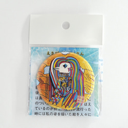アマビエ缶バッチ（マグネット） 3枚目の画像