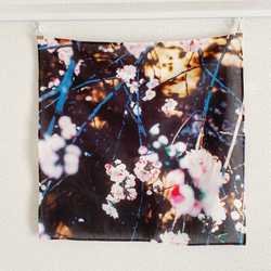 持ち歩ける季節の花　ハンカチ&ミラーセット 2枚目の画像