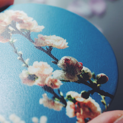 持ち歩ける季節の花　ハンカチ&ミラーセット　(Creema&春限定) 4枚目の画像