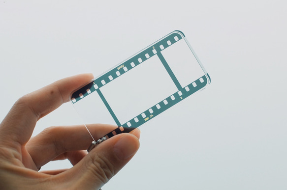 キリトリフィルム ポジフィルム風 アクリルキーホルダー 空っぽ