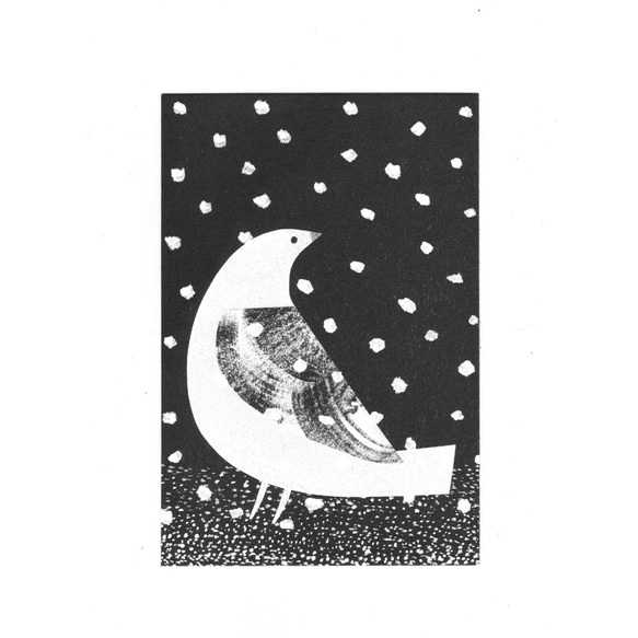 套4張明信片“雪中的鳥取” 第1張的照片