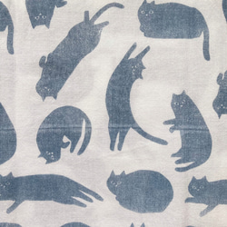 出售價格在翻譯中，一套3條毛巾“小花和貓” 第8張的照片