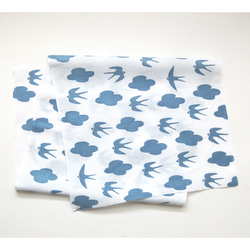 Tenugui（染色手巾）“燕子”藍 第4張的照片