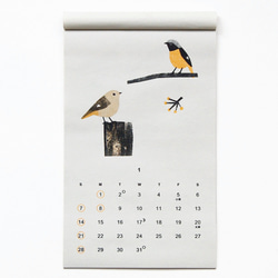 2018 野鳥カレンダー（無料ラッピング） 2枚目の画像