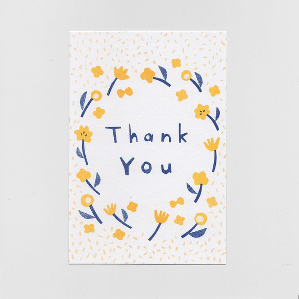 「Thankyou」（３枚セット・封筒付）ポストカード 2枚目の画像