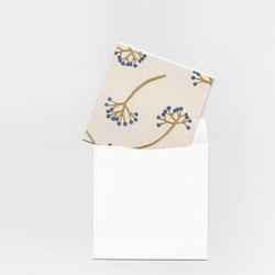 二つ折りミニカード「木の実」（封筒付3組セット）◯メッセージカード　◯ミニカード 4枚目の画像