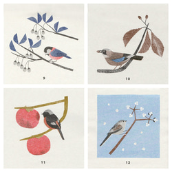 【再販】（訳あり）2019年 木の実と野鳥のカレンダー 4枚目の画像