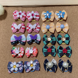 犬用リボンNo.9☆5組10個 ペット服・アクセサリー BlueSky 通販