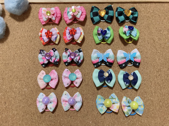 ペット用リボン女の子アソート101 ペット用リボン女の子アソート101