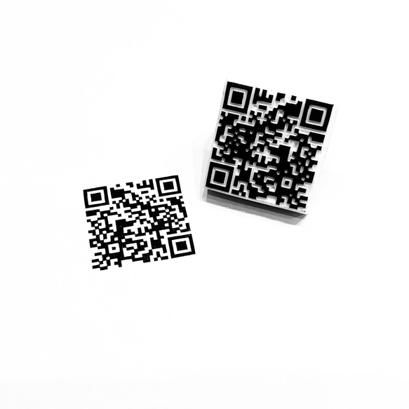 QRコード 消しゴムはんこ はんこ・スタンプ em 通販 10374938｜Creema