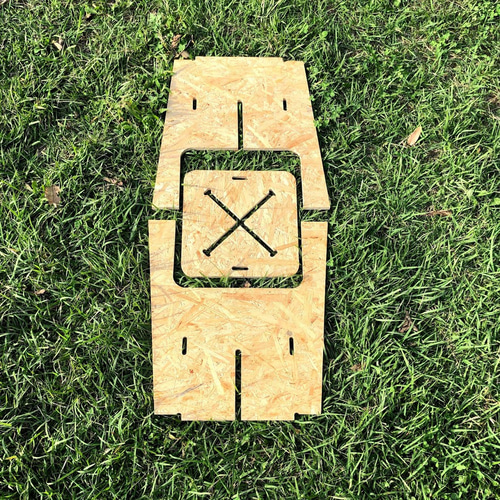 木製チェア 2脚セット 合板製 ペケ台 DIY 折りたたみ作業台などおすすめの