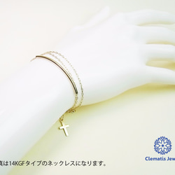 STERLING SILVER Tube necklace 海外発送可 6枚目の画像