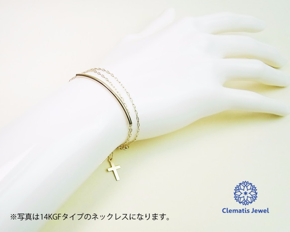STERLING SILVER Tube necklace 海外発送可 6枚目の画像