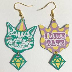 I LIKE CATS（ピアス） 2枚目の画像
