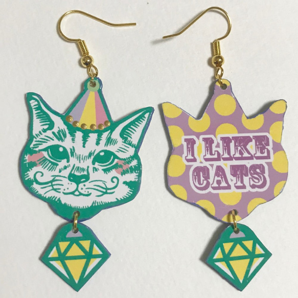 I LIKE CATS（ピアス） 2枚目の画像