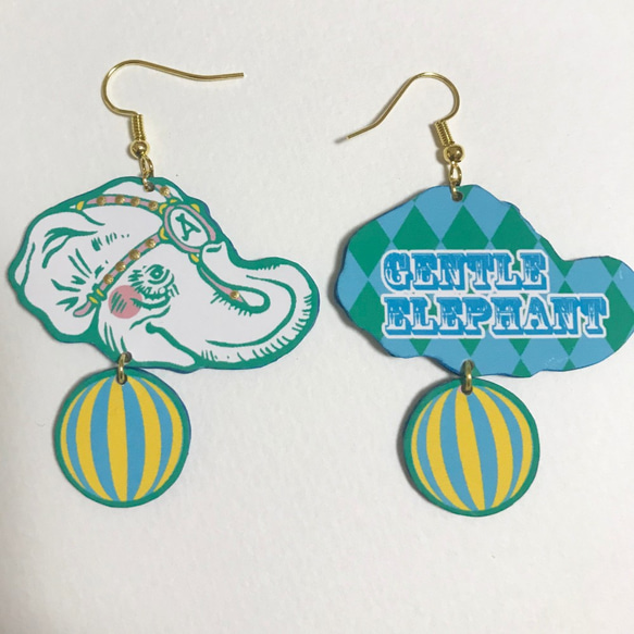 GENTLE ELEPHANT（ピアス） 2枚目の画像