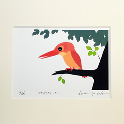 カワセミ 版画 上田 譲二 (George) 通販 11804746｜Creema(クリーマ)