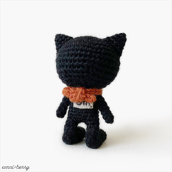 黒猫のあみぐるみ ◎ クロネンコ S (zoonica) 7枚目の画像
