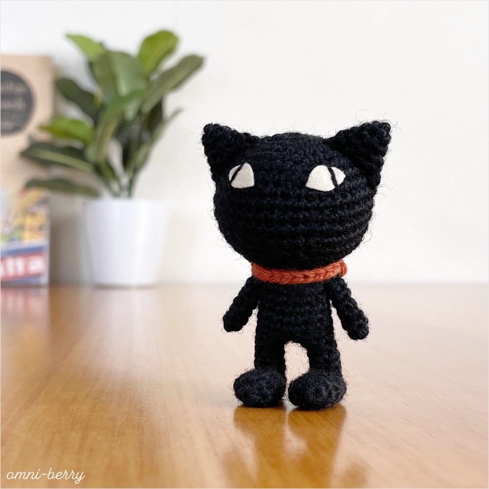 friend）のあみぐるみ 【ニコン様オーダー品】黒猫さん（with