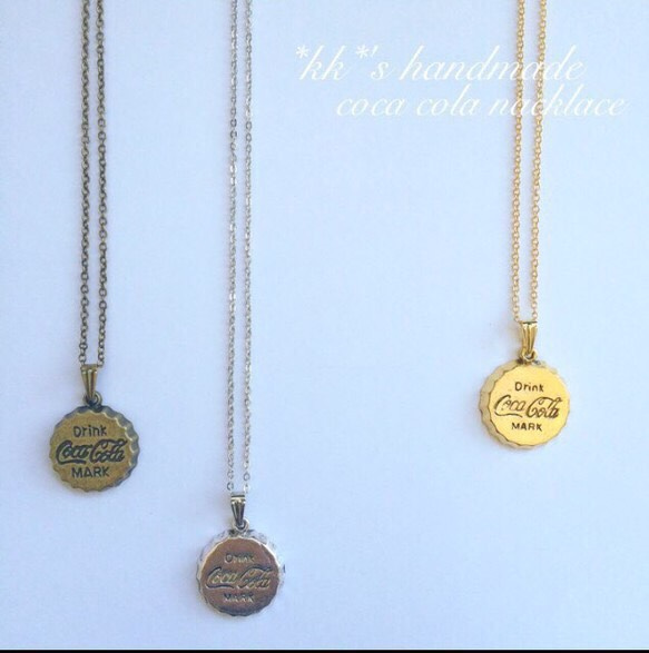コカコーラ　ネックレス　ペンダントトップ コカコーラネックレス ネックレス・ペンダント（メンズ） mochi