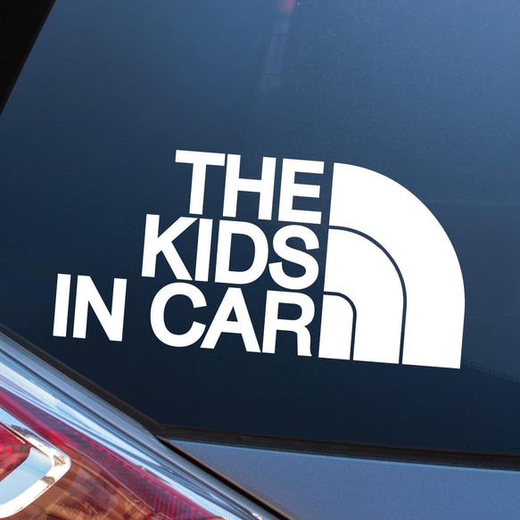 KIDS IN CAR キッズインカー キッズ ステッカー シール 車 子供 カーステッカー 送料無料 ギフト 1枚目の画像