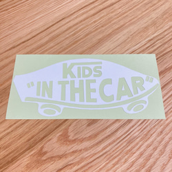 車 KIDS IN CAR カッティング ステッカー シール カーステッカー カーサイン キッズインカー おしゃれ 2枚目の画像